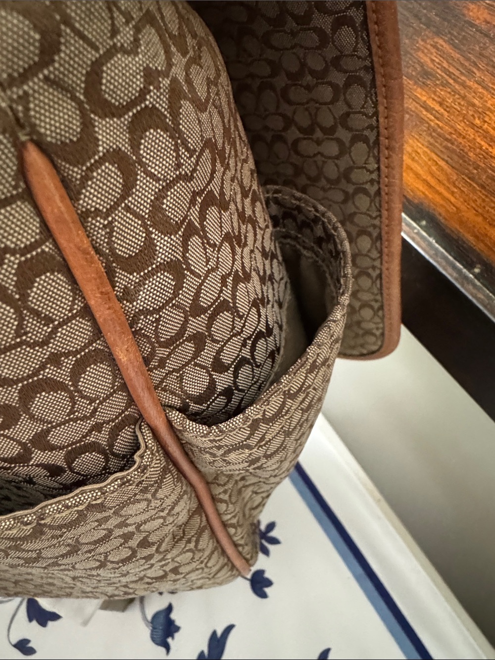Coach Signature Hudson Commuter Laptop Messenger Bag (F77004) - Unisex - Picture 6 of 14
